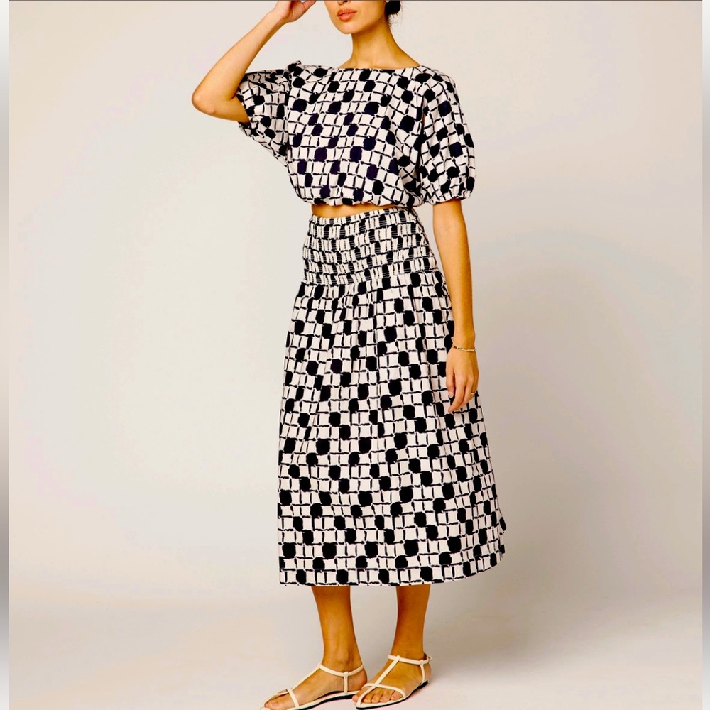 Cleobella Top & Midi Skirt Set
